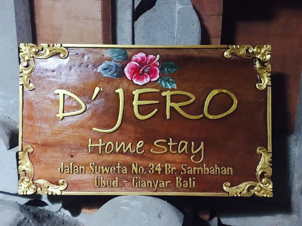 D'Jero Homestay Ubud  Ngoại thất bức ảnh